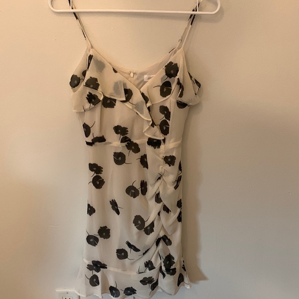 All in favor mini floral dress